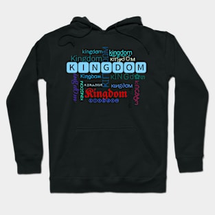 Kingdom text print Hoodie